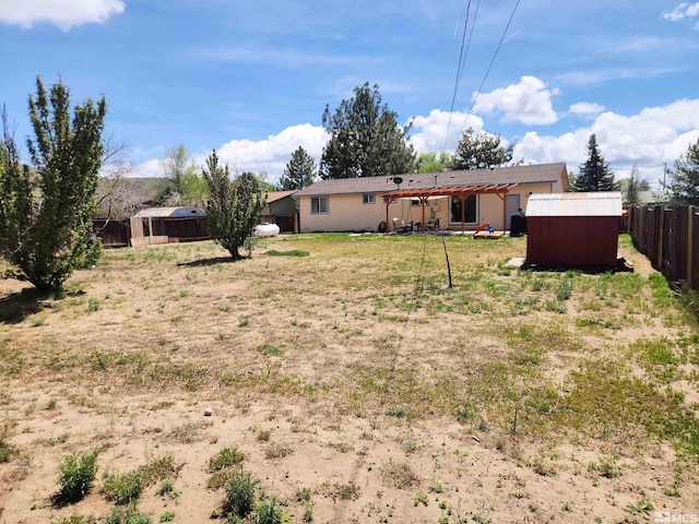 17385 Egret Ln, Reno, NV 89508 - view of yard with a storage shed and an outdoor structure
