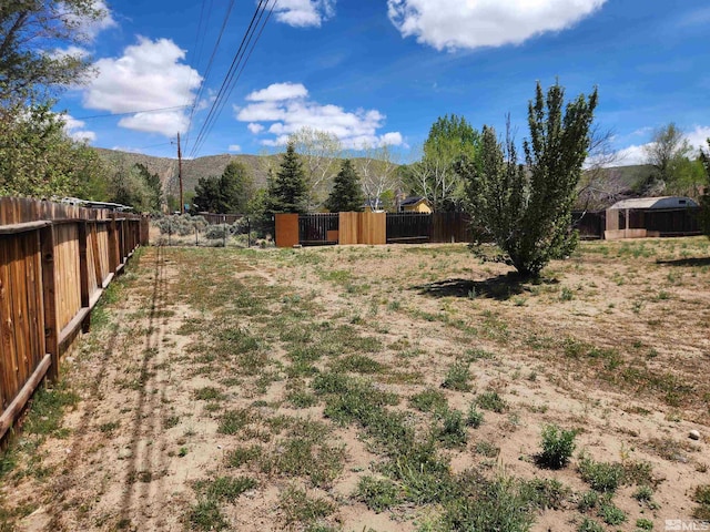 17385 Egret Ln, Reno, NV 89508 - view of yard with fence
