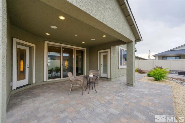 11129 Bandero Heights Ln, Reno, NV 89521 - view of patio / terrace featuring fence
