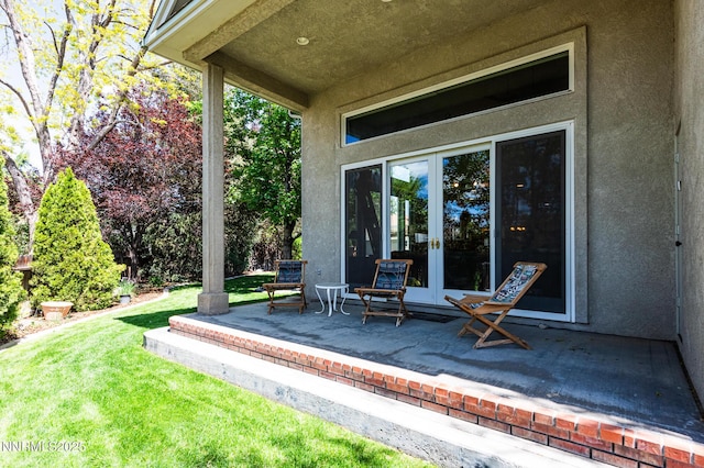 971 Fieldgate Way, Gardnerville, NV 89460 - view of patio / terrace featuring french doors