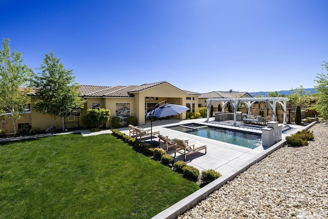 1009 Tremolite, Reno, NV 89511 - view of pool with a gazebo, a yard, a patio, and a pergola