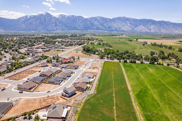 620 Sage Grouse Lp, Gardnerville, NV 89460 - aerial view of residential area featuring a mountain backdrop