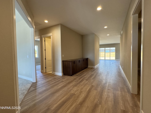 638 Sage Grouse Lp, Gardnerville, NV 89460 - hall with wood finished floors and recessed lighting