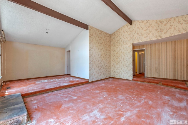 966 Woodstone Dr, Sparks, NV 89434 - unfurnished living room with baseboards and wallpapered walls