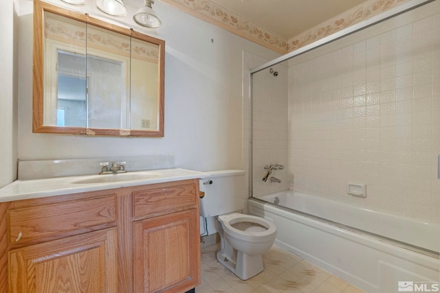 966 Woodstone Dr, Sparks, NV 89434 - full bathroom with  shower combination, vanity, toilet, and tile patterned flooring