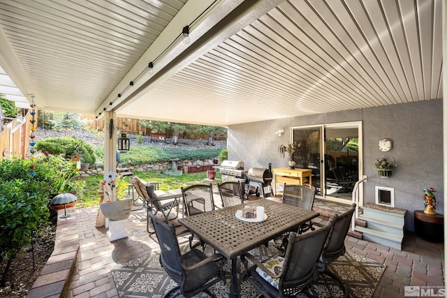 6525 Monticello Ct, Reno, NV 89519 - view of patio with outdoor dining area