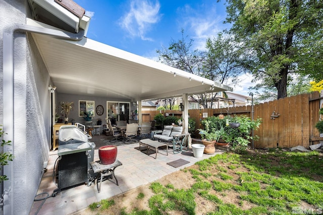 6525 Monticello Ct, Reno, NV 89519 - view of patio / terrace featuring fence