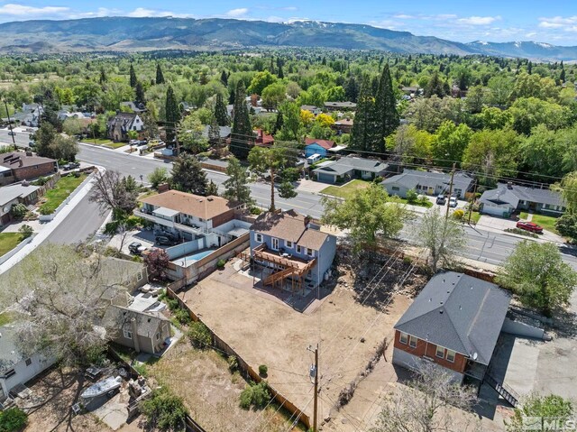 2066 Plumas St, Reno, NV 89509 - aerial view of residential area featuring mountains and a forest