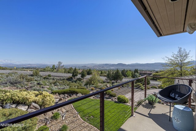 10286 Morning Song Trl, Reno, NV 89511 - balcony featuring a mountain view