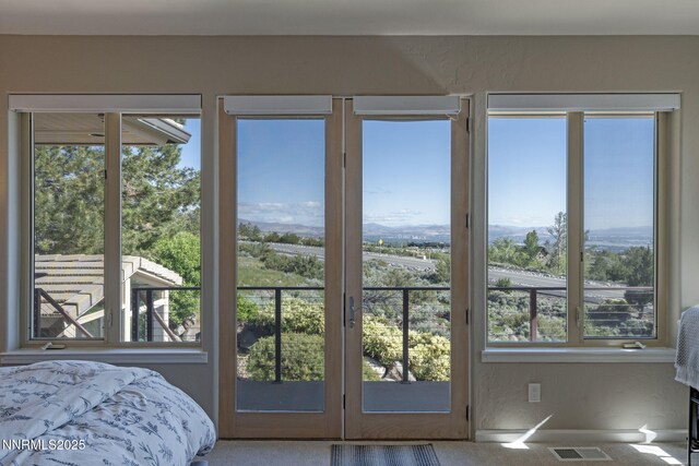 10286 Morning Song Trl, Reno, NV 89511 - bedroom with multiple windows and access to outside