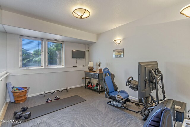 10286 Morning Song Trl, Reno, NV 89511 - workout area featuring carpet flooring and baseboards