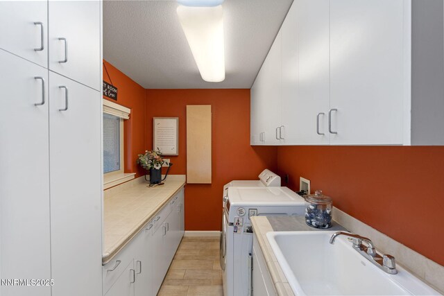 10286 Morning Song Trl, Reno, NV 89511 - laundry area with cabinet space, washing machine and dryer, and baseboards