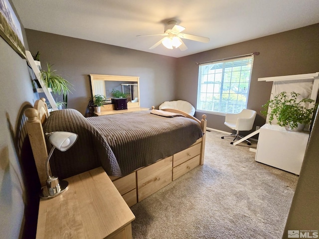 961 Ruddy Ct, Sparks, NV 89441 - carpeted bedroom featuring a ceiling fan