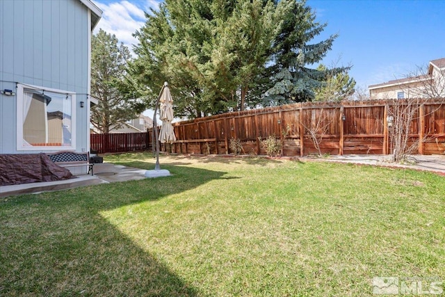 view of yard