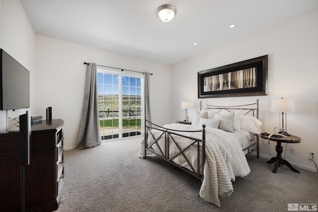 6570 Rey Del Sierra Ct, Sparks, NV 89436 - carpeted bedroom featuring baseboards and recessed lighting