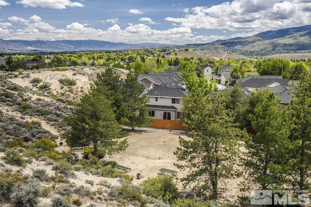 2190 Canyon Mesa Ct, Reno, NV 89523 - aerial view of a mountain backdrop