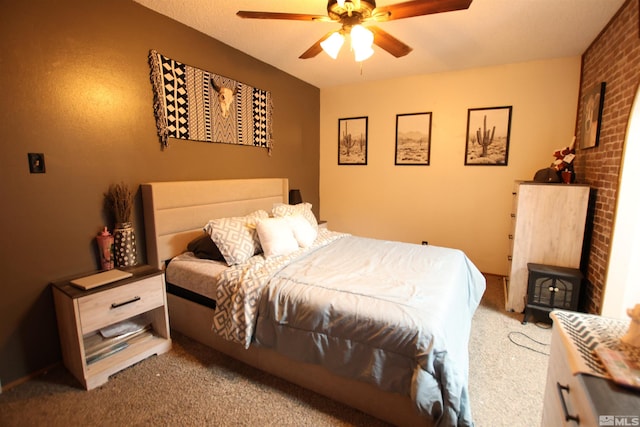 435 Shipley Dr, Yerington, NV 89447 - carpeted bedroom with ceiling fan