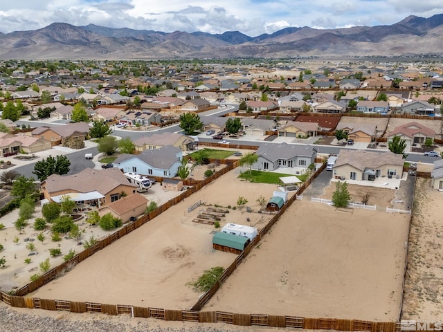 1523 Riverpark Pkwy, Dayton, NV 89403 - aerial perspective of suburban area featuring a mountain backdrop