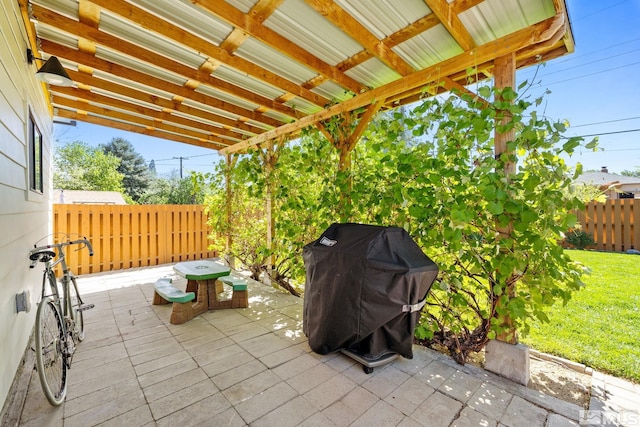 2480 Idlewild Dr, Reno, NV 89509 - view of patio with fence and grilling area