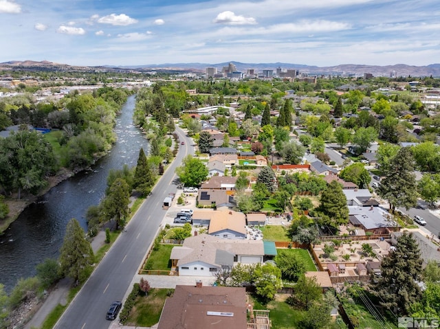 2480 Idlewild Dr, Reno, NV 89509 - aerial overview of property's location featuring mountains and nearby suburban area