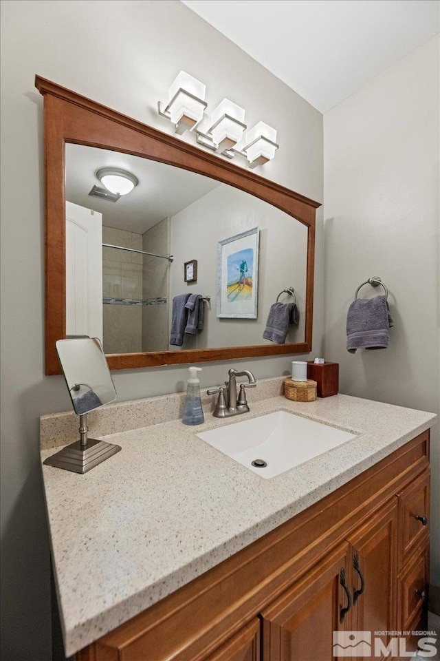 3425 Skyline Blvd, Reno, NV 89509 - bathroom with vanity and a shower