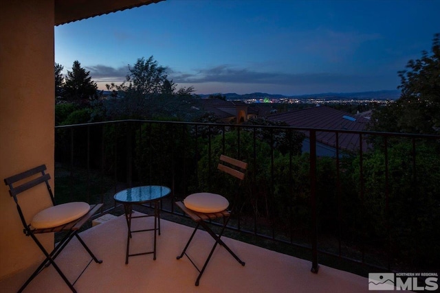 3425 Skyline Blvd, Reno, NV 89509 - view of balcony at dusk