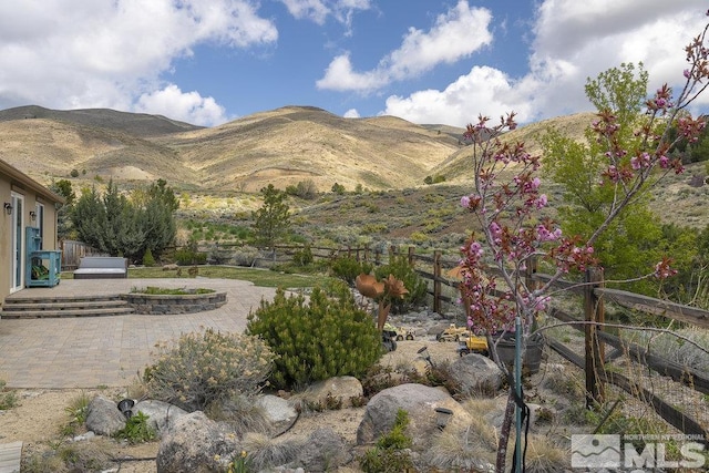 view of mountain backdrop