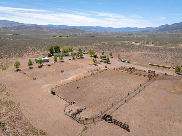 4800 Amy Rd, Reno, NV 89510 - aerial view of sparsely populated area featuring a mountainous background and a desert landscape
