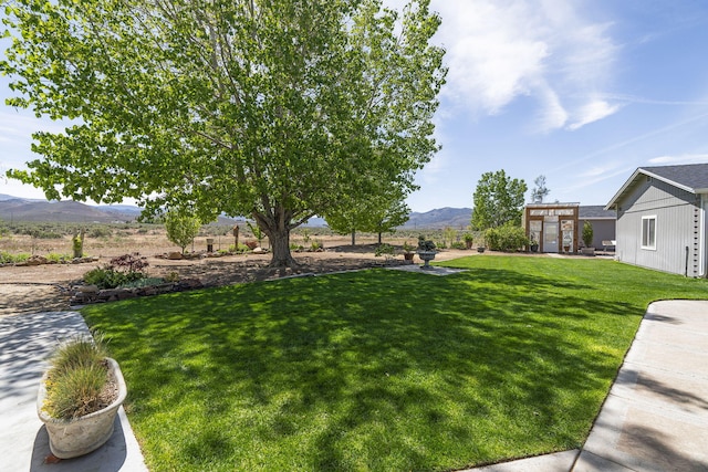 4800 Amy Rd, Reno, NV 89510 - view of green lawn with a mountain view