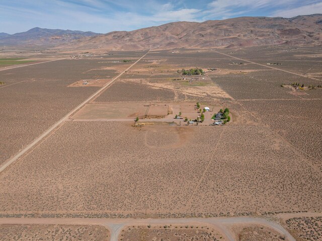 4800 Amy Rd, Reno, NV 89510 - aerial view of property's location with a mountainous background, rural landscape, and a desert landscape