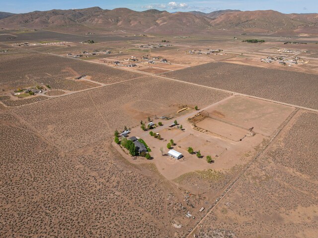 4800 Amy Rd, Reno, NV 89510 - aerial overview of property's location featuring a mountainous background, a desert landscape, and rural landscape
