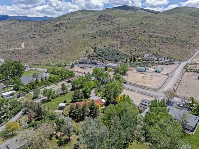 295 Andrew Ln, Reno, NV 89521 - aerial view of property's location with mountains