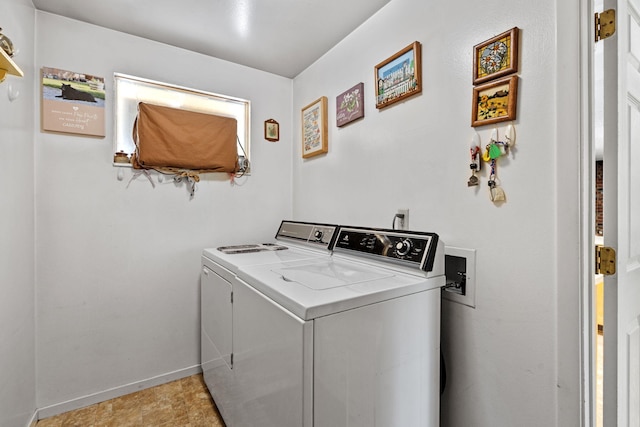 295 Andrew Ln, Reno, NV 89521 - washroom featuring separate washer and dryer and baseboards