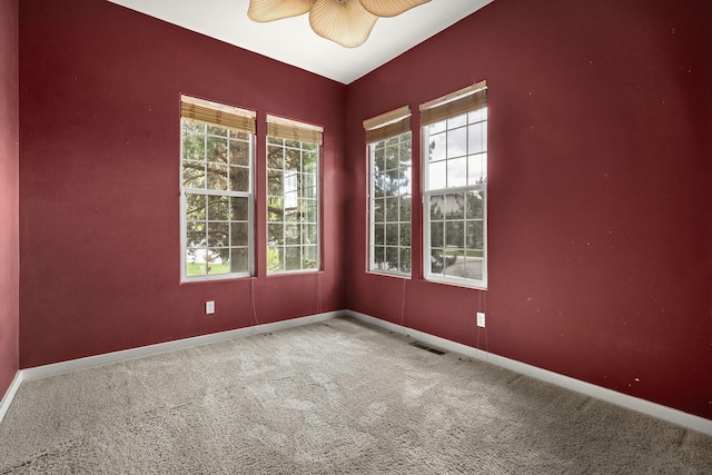 1196 Turnberry Dr, Sparks, NV 89436 - spare room featuring carpet, ceiling fan, and baseboards