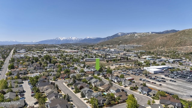 185 Windtree Cir, Carson City, NV 89701 - bird's eye view of a mountainous background