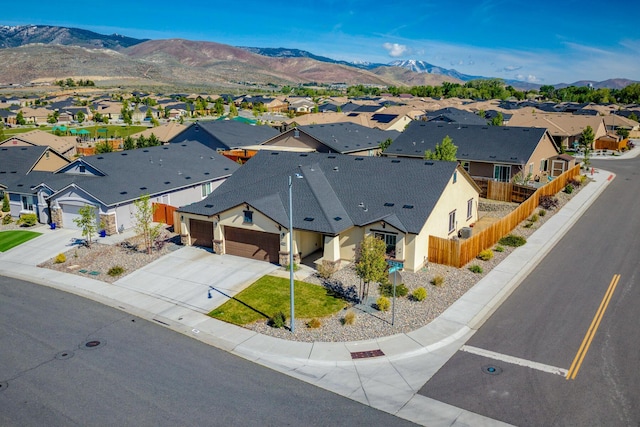 1390 Tule Peak Cir, Carson City, NV 89701 - aerial view of residential area featuring a mountainous background