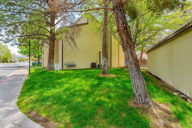 2107 G St, Sparks, NV 89431 - view of green lawn with cooling unit