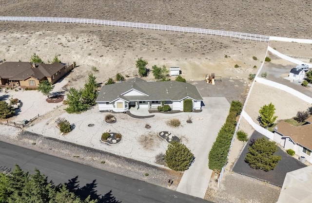 570 Buckskin Dr, Fernley, NV 89408 - view from above of property featuring a desert landscape