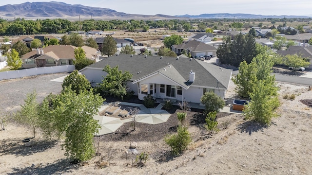 570 Buckskin Dr, Fernley, NV 89408 - aerial view of residential area with a mountainous background