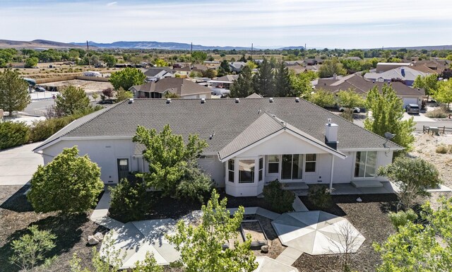 570 Buckskin Dr, Fernley, NV 89408 - aerial view of residential area featuring mountains