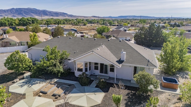 570 Buckskin Dr, Fernley, NV 89408 - aerial view of residential area with a mountain backdrop