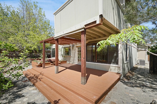 1043 Shenandoah Dr, Carson City, NV 89702 - deck with cooling unit