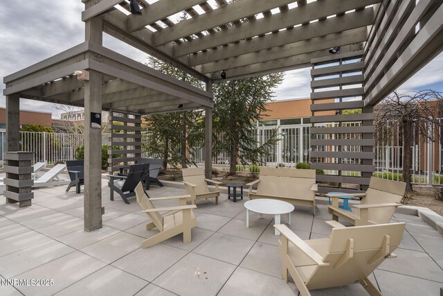255 N Sierra St Unit 1419, Reno, NV 89501 - view of patio / terrace featuring a pergola