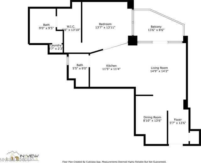 255 N Sierra St Unit 1419, Reno, NV 89501 - property floor plan