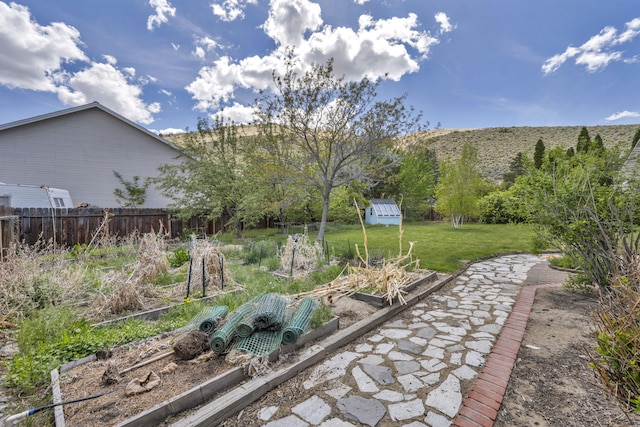 1634 Buzzys Ranch Rd, Carson City, NV 89701 - view of yard featuring a garden and a mountain view