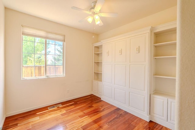 2413 San Remo Dr, Sparks, NV 89434 - unfurnished bedroom with light wood-style flooring, a closet, baseboards, and a ceiling fan