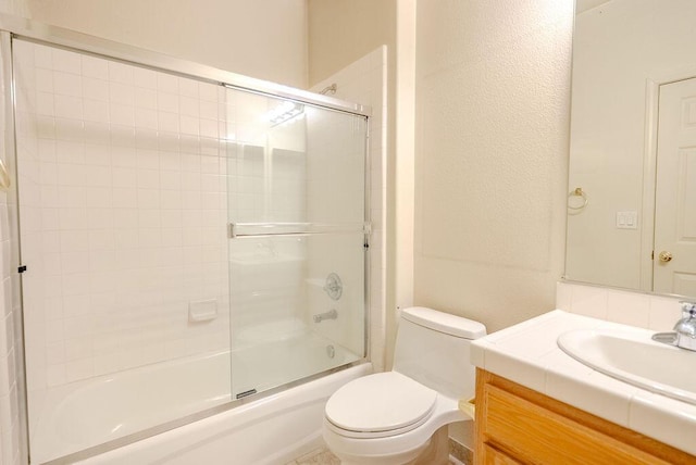 2413 San Remo Dr, Sparks, NV 89434 - bathroom with toilet, combined bath / shower with glass door, and vanity