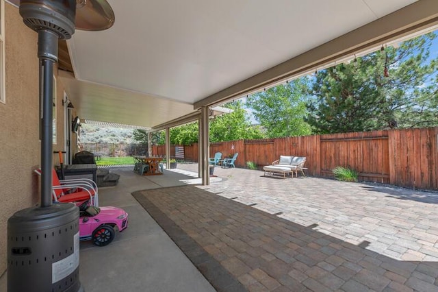 5470 Weatherby Ct, Reno, NV 89523 - fenced backyard featuring outdoor dining area and a patio area