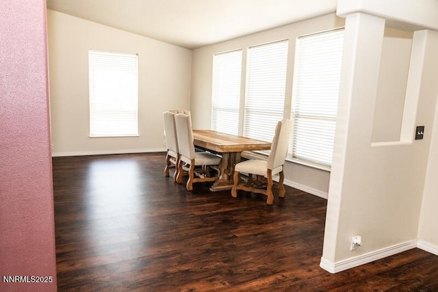 9485 Zaring Ave, Winnemucca, NV 89445 - dining space with wood finished floors and lofted ceiling