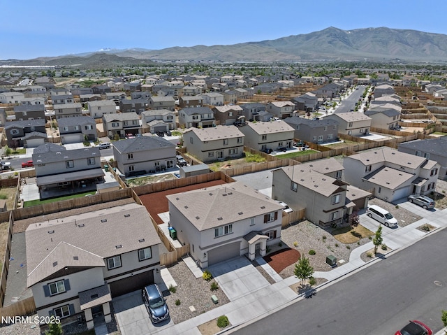8944 Elk Ravine Dr, Reno, NV 89506 - aerial view of residential area featuring mountains